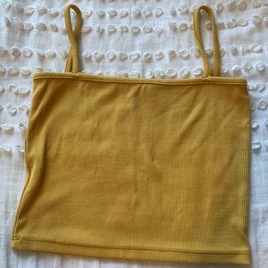 Yellow brandy Melville top